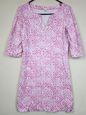 Hatley Small Pink Damask Brocade Dress